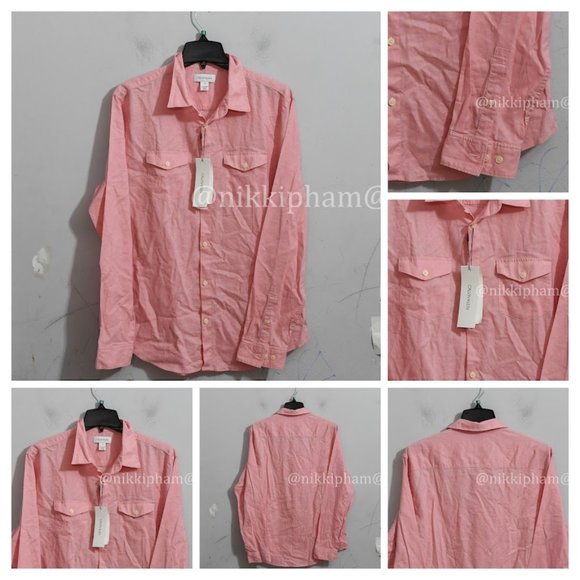 Calvin Klein Other - Brand new Men Calvin Klein T-Shirt long sleeve in  PINK